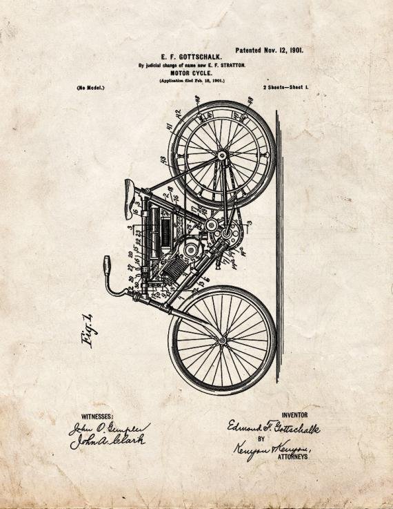 Patent Blueprint 161 1 12 A4 Photo Print