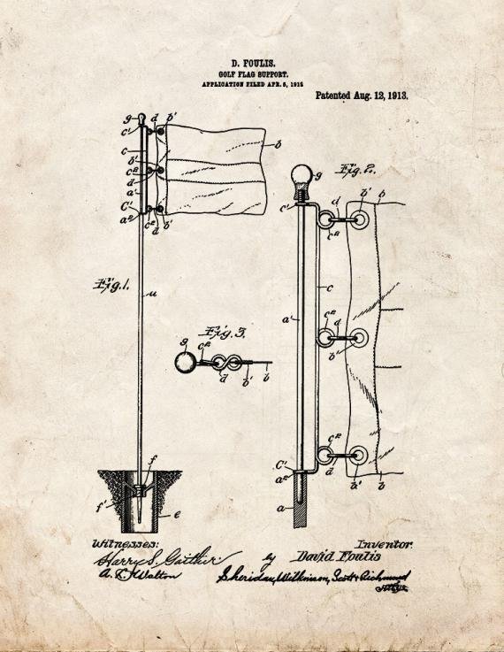 Patent Blueprint 1610 1 12 A4 Photo Print