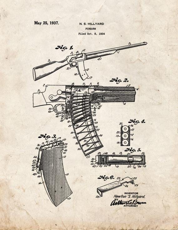 Patent Blueprint 1624 1 12 A4 Photo Print