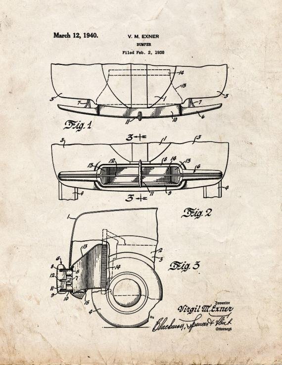 Patent Blueprint 1626 1 12 A4 Photo Print