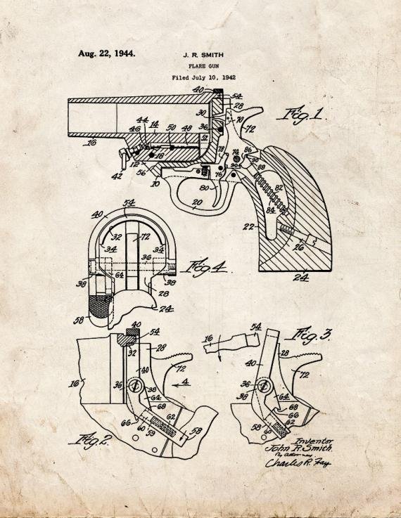 Patent Blueprint 1627 1 12 A4 Photo Print