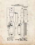 Patent Blueprint 1628 1 12 A4 Photo Print