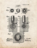 Patent Blueprint 163 1 12 A4 Photo Print