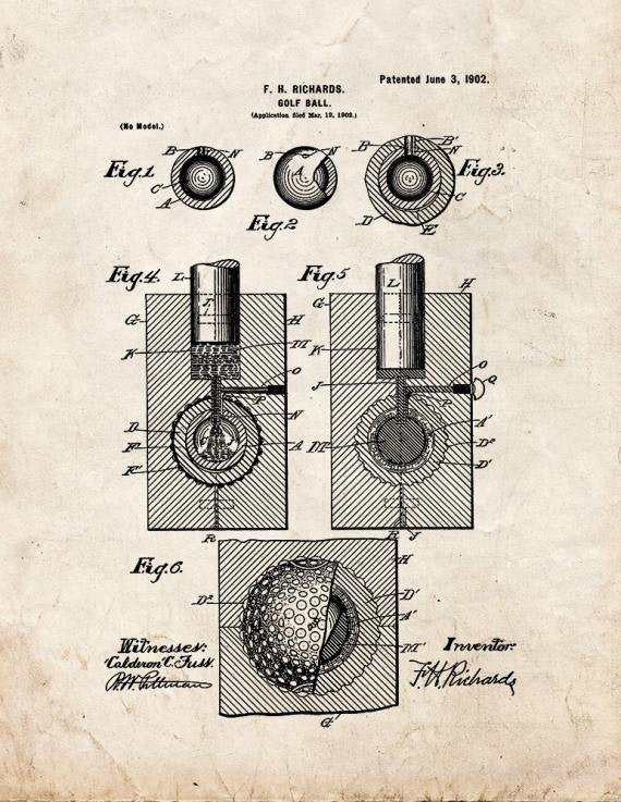 Patent Blueprint 163 1 12 A4 Photo Print