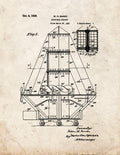 Patent Blueprint 1632 1 12 A4 Photo Print