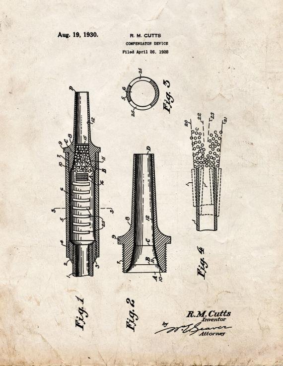 Patent Blueprint 1633 1 12 A4 Photo Print
