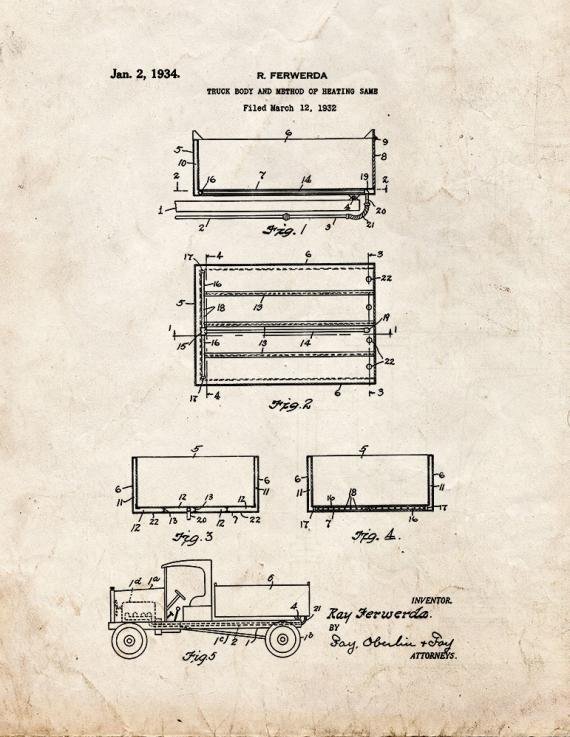 Patent Blueprint 1634 1 12 A4 Photo Print