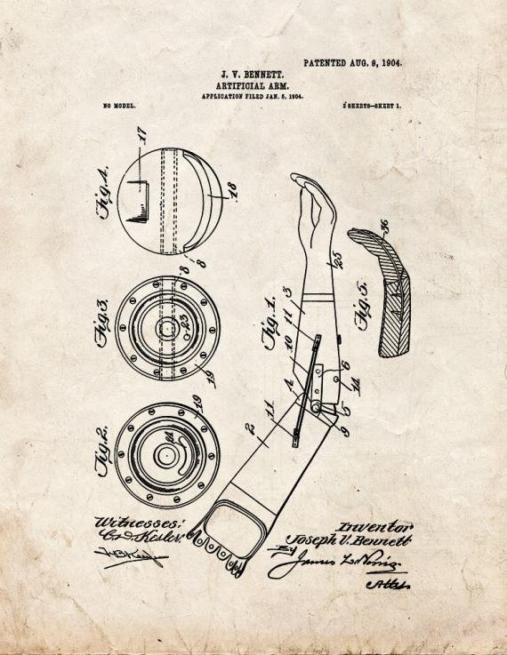 Patent Blueprint 1637 1 12 A4 Photo Print