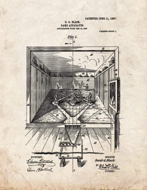 Patent Blueprint 1638 1 12 A4 Photo Print