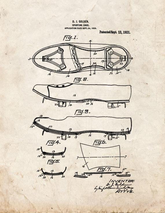 Patent Blueprint 1644 1 12 A4 Photo Print