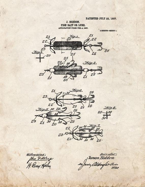 Patent Blueprint 165 1 12 A4 Photo Print