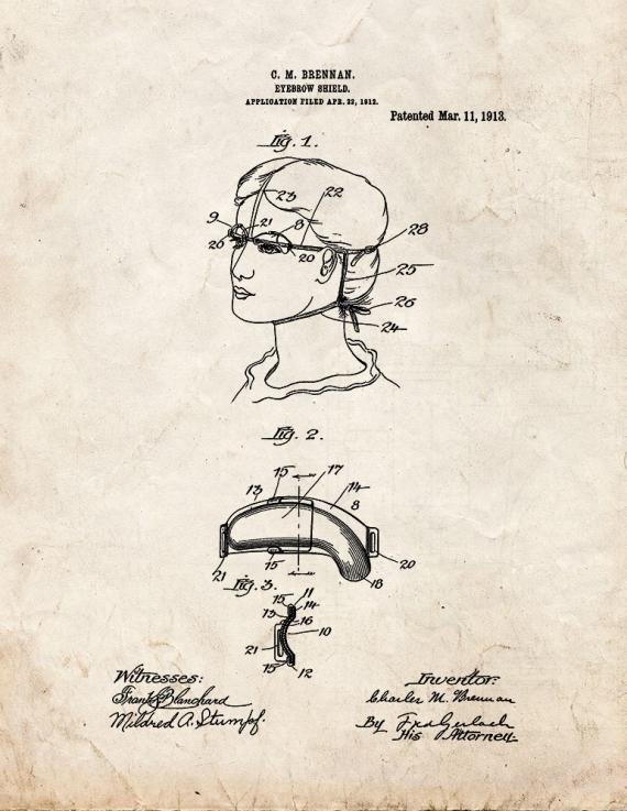 Patent Blueprint 1656 1 12 A4 Photo Print