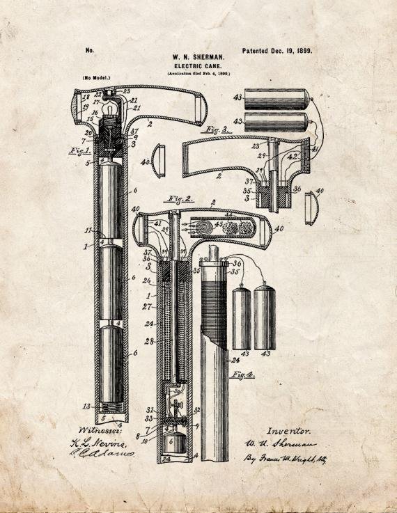 Patent Blueprint 1660 1 12 A4 Photo Print
