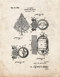 Patent Blueprint 1666 1 12 A4 Photo Print