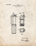 Patent Blueprint 1667 1 12 A4 Photo Print