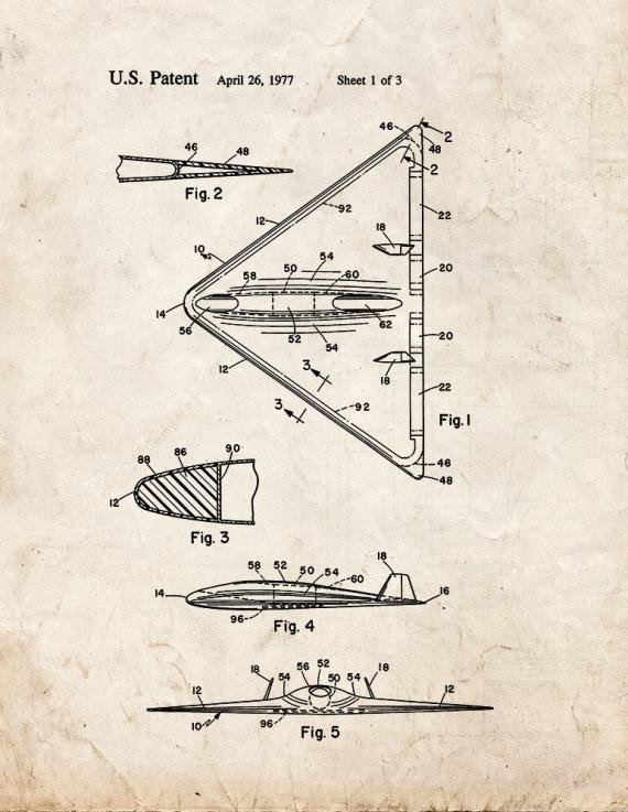 Patent Blueprint 1674 2 12 A4 Photo Print