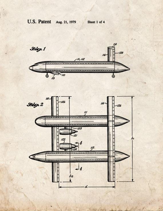 Patent Blueprint 1676 2 12 A4 Photo Print