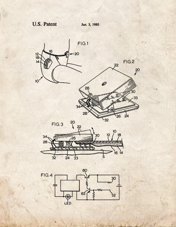 Patent Blueprint 1678 2 12 A4 Photo Print