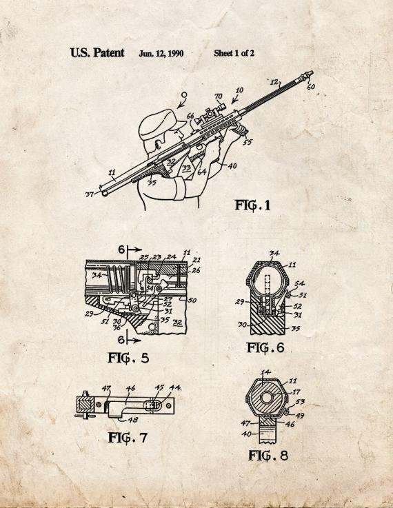 Patent Blueprint 1687 2 12 A4 Photo Print