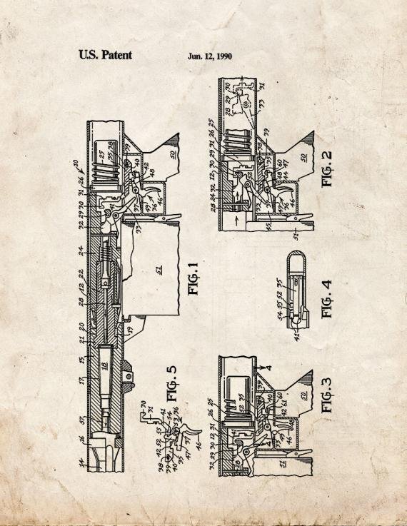 Patent Blueprint 1688 2 12 A4 Photo Print