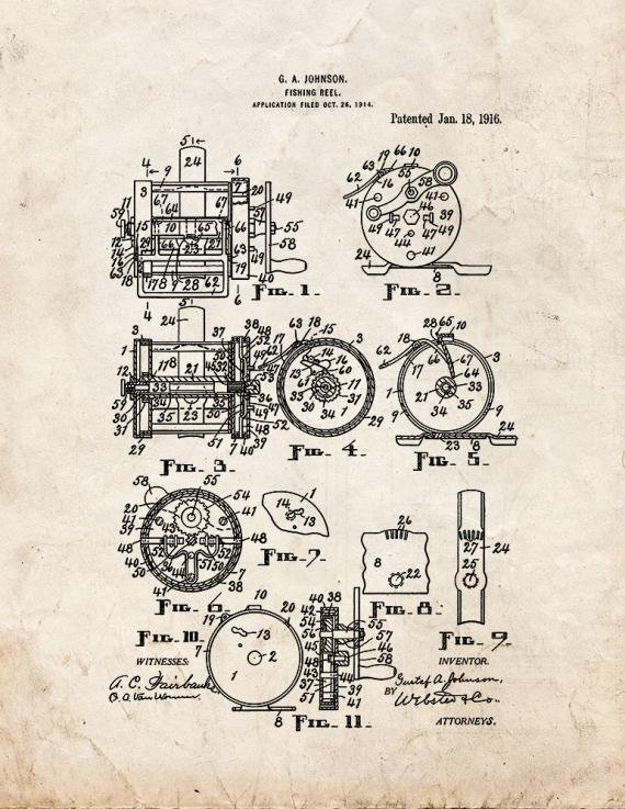 Patent Blueprint 169 1 12 A4 Photo Print