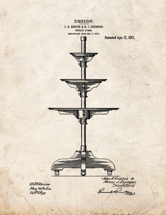 Patent Blueprint 1696 1 12 A4 Photo Print