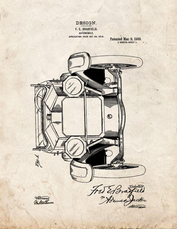 Patent Blueprint 1697 1 12 A4 Photo Print