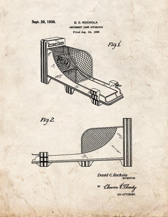 Patent Blueprint 1709 1 12 A4 Photo Print