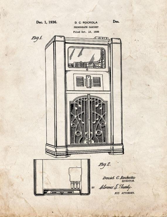 Patent Blueprint 1711 1 12 A4 Photo Print