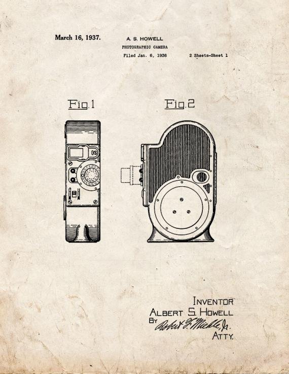 Patent Blueprint 1717 1 12 A4 Photo Print