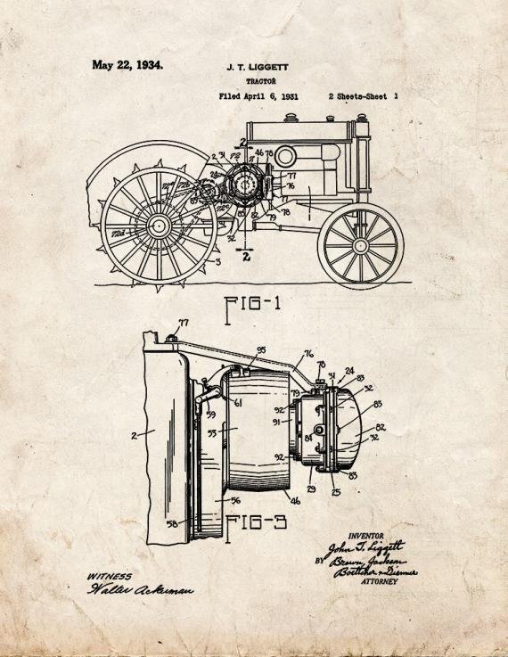 Patent Blueprint 172 1 12 A4 Photo Print
