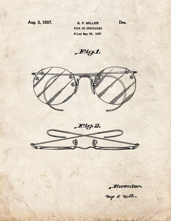 Patent Blueprint 1730 1 12 A4 Photo Print