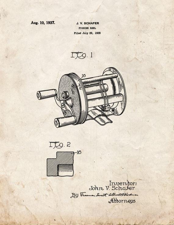 Patent Blueprint 1732 1 12 A4 Photo Print
