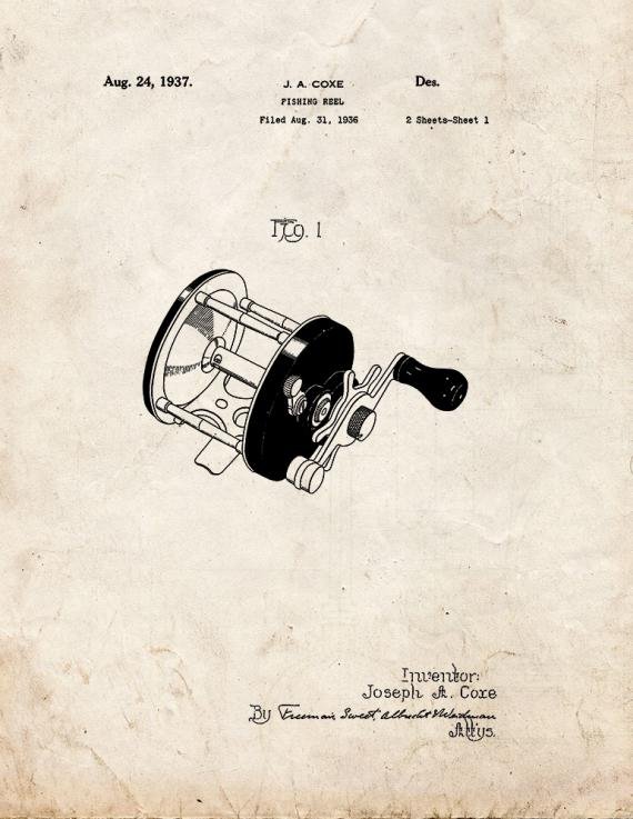 Patent Blueprint 1733 1 12 A4 Photo Print