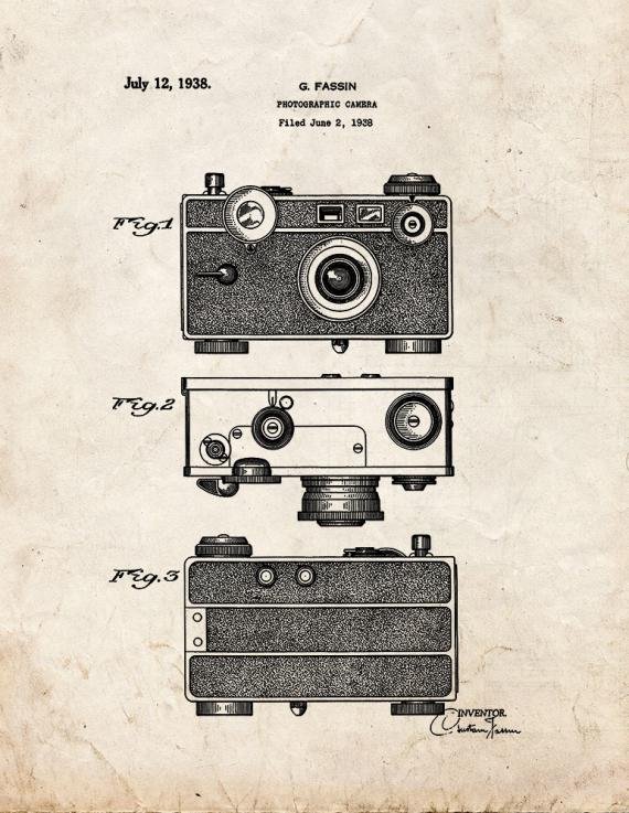 Patent Blueprint 1737 1 12 A4 Photo Print