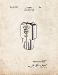 Patent Blueprint 1738 1 12 A4 Photo Print