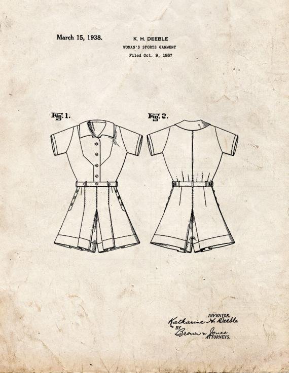 Patent Blueprint 1742 1 12 A4 Photo Print
