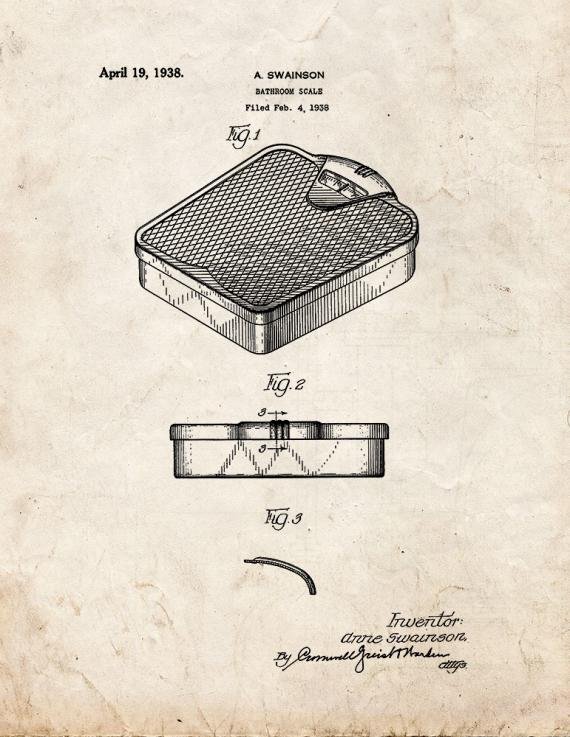 Patent Blueprint 1746 1 12 A4 Photo Print