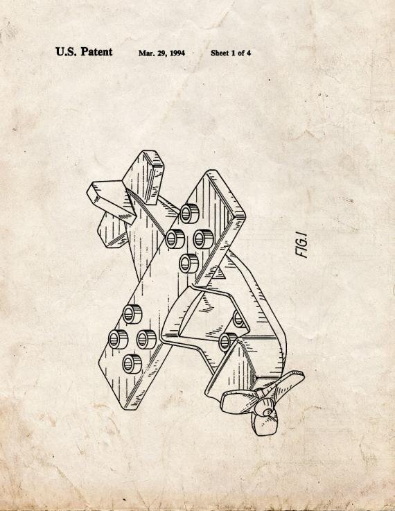 Patent Blueprint 1754 2 12 A4 Photo Print
