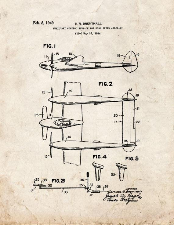 Patent Blueprint 1761 1 12 A4 Photo Print
