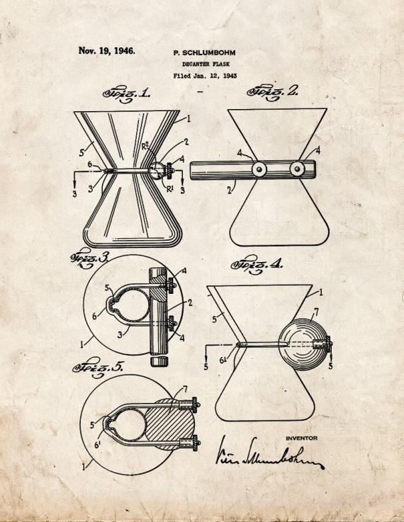 Patent Blueprint 1764 1 12 A4 Photo Print