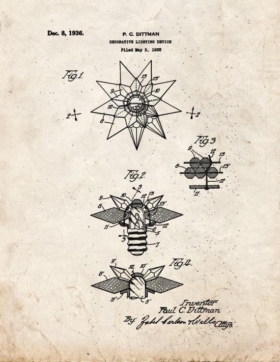 Patent Blueprint 1767 1 12 A4 Photo Print