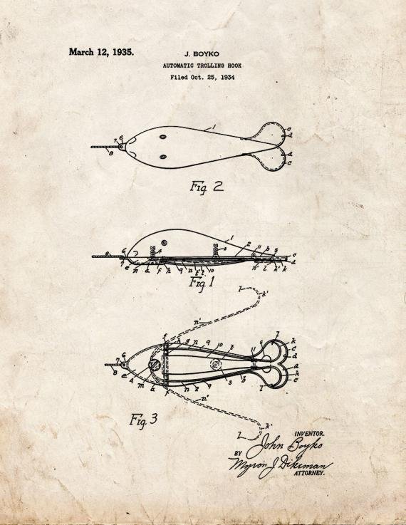 Patent Blueprint 1769 1 12 A4 Photo Print