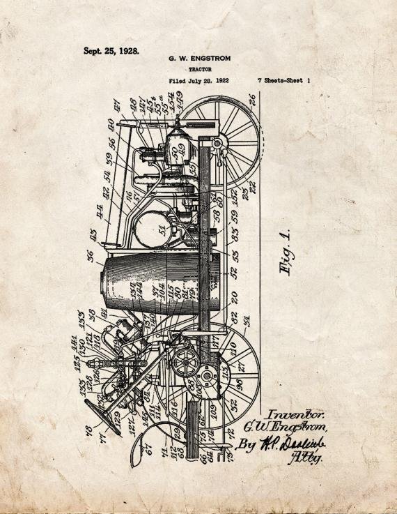 Patent Blueprint 177 1 12 A4 Photo Print
