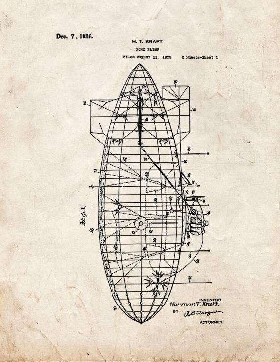 Patent Blueprint 1771 1 12 A4 Photo Print