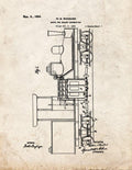 Patent Blueprint 1774 1 12 A4 Photo Print