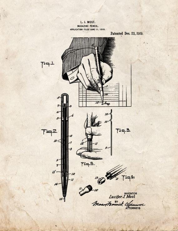 Patent Blueprint 1778 1 12 A4 Photo Print