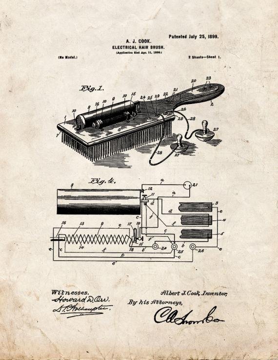 Patent Blueprint 1788 1 12 A4 Photo Print