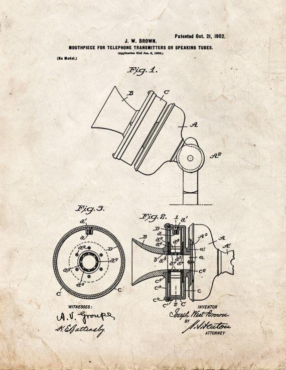Patent Blueprint 179 1 12 A4 Photo Print