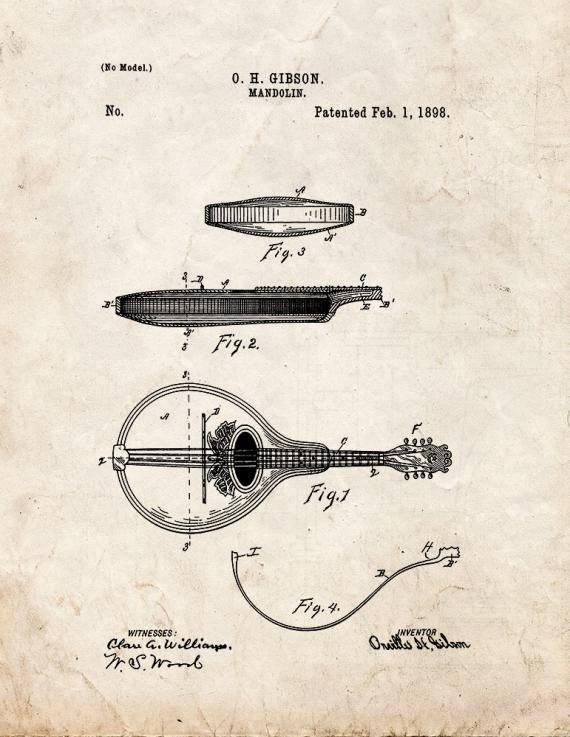 Patent Blueprint 1793 1 12 A4 Photo Print